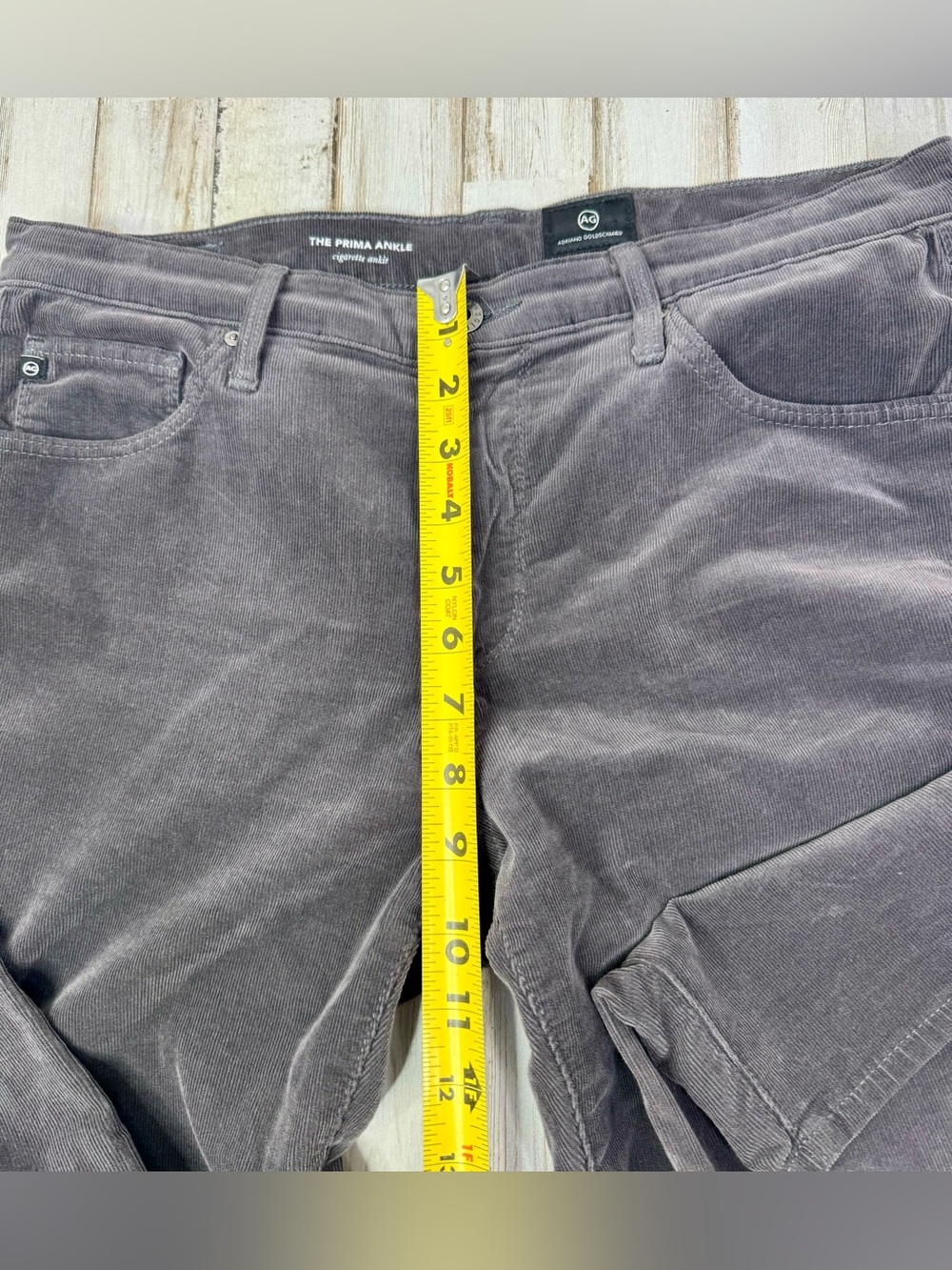 AG Adriano Goldschmied Jeans Womens 30R Brown The Prima Ankle Cigarette Ankle - Picture 7 of 12